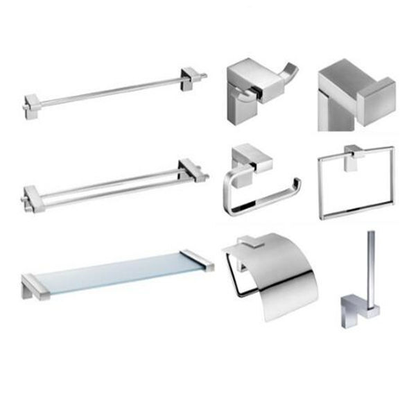 Stainles Steel 304 Bathroom Accessory Sets Hotel Toilet Accessories 11  Piece Bathroom Set