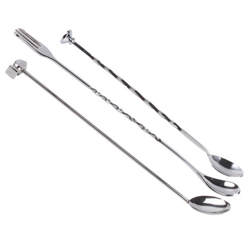 Buy Wholesale China Stainless Steel Bar Cocktail Swizzle Stick Stirrer Rod  - - & Stainless Steel Stirrer Rod at USD 1.83