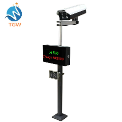 Anpr/alpr Camera Car Number Recognition With Traffic Barrier For Road ...