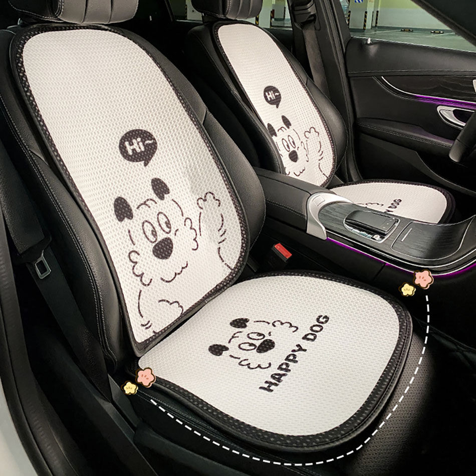 Kaufe Universal PU Leder Eis Seide Auto Sitzbezüge Kissen für