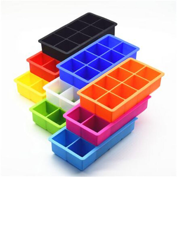 15 24 Holes Wholesale Food Grade Ice Block Molds Square Silicone
