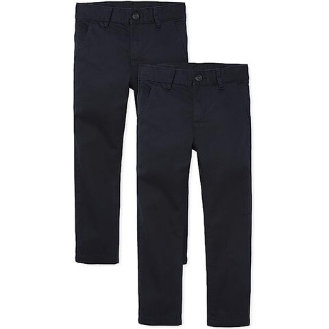 Compre Pantalones Chinos Flacos Del Uniforme Escolar De Los