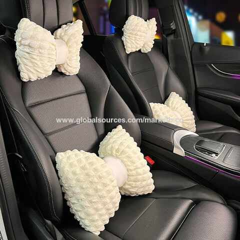 Buy Wholesale China 2023 Fashion Car Lumbar Pillow Seat Set Flower Printed  Seat Cover Soft Car Neck Headrest Universal Car Set Covers & Car Seat  Covers at USD 19.75