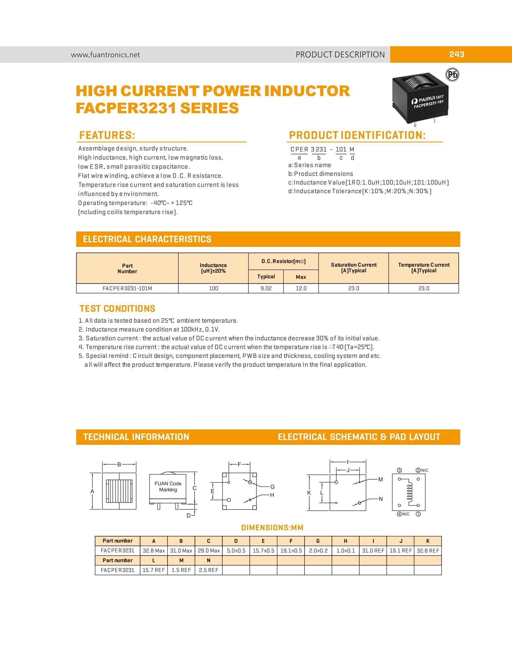 Buy Wholesale China Odm Low Magnetic&loss High Current Inductor Power ...