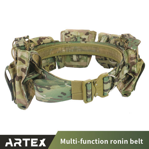 Ceinture tactique Molle, équipement militaire de combat de guerre, ceinture  en Nylon réglable, ceinture de l