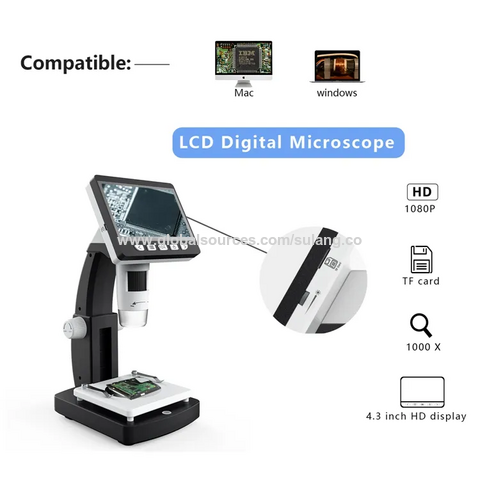 Inskam 306 8 Leds Electronic Laboratory Magnifier Camera 1080p  High-definition Digital Microscope With Lcd Screen - China Wholesale Digital  Microscope $25 from Shenzhen Sulang Technology Co., Ltd. | Globalsources.com