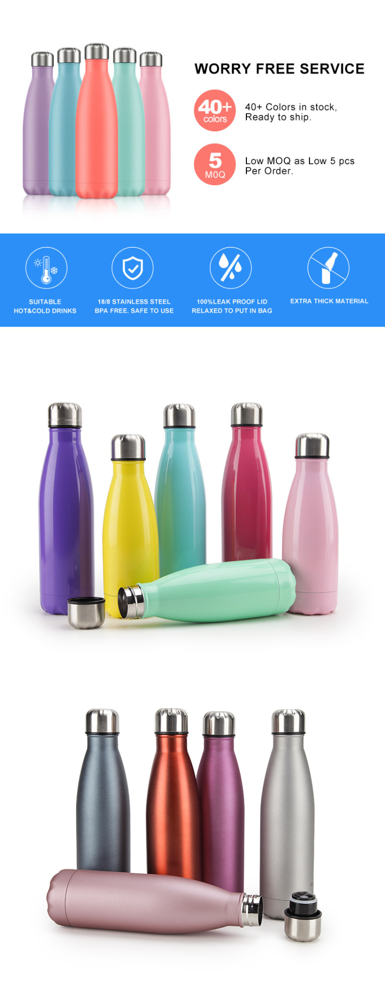 Buy Wholesale China Custom Unique Logo 500ml Double Wall Insulated ...
