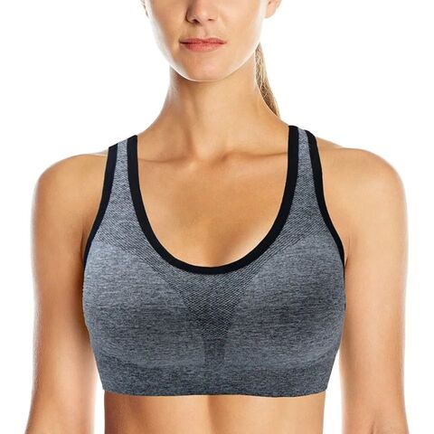Women's Medium Support Cross Back Wirefree Removable Cups Yoga Gym Sport  Bras - China Sports Bra and Underwear price