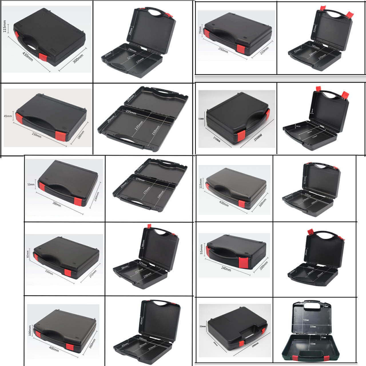 Buy Wholesale China Manufactured Empty Pp Plastic Shockproof Portable ...