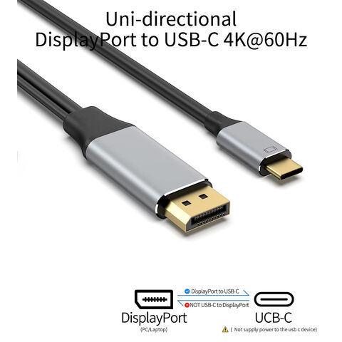 Adaptador USB Tipo C a Mini DisplayPort 4K 60Hz para MacBook - CABLETIME