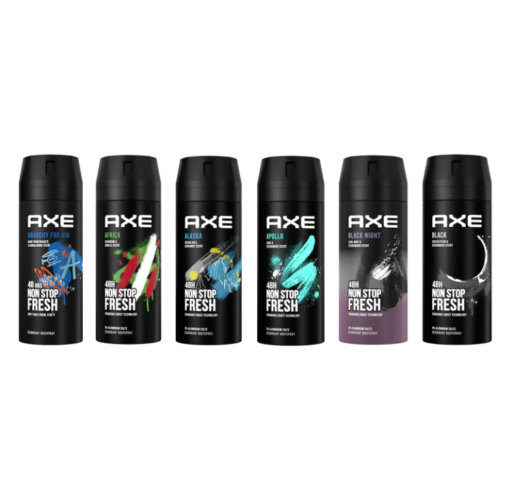 Axe Alaska Deodorant Spray 150ml x 6 : : Beauty