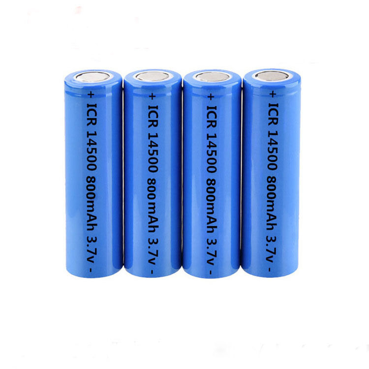 Buy Wholesale China Aa Size 3.7v 800mah 14500 Ncm Rechargeable Li-ion ...