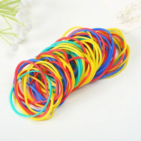 China Wholesale custom size Elastic Durable Colorful rubber bands