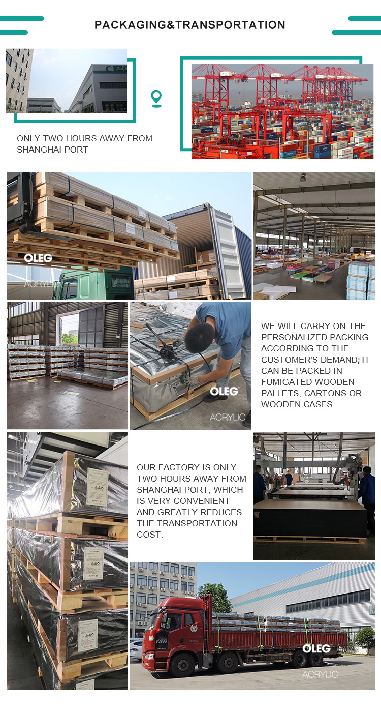 Buy Wholesale China Oleg 3mm Cast Acrylic Sheets Supplier Plastic