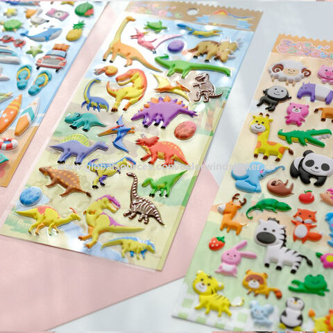 Buy Wholesale China 3d Stickers For Kids & Toddlers 500+ Puffy