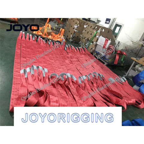 Factory Direct High Quality China Wholesale Webbing Sling/lifting Sling,  Made Of 100% High Tenacity Polyester For Cargo Lifting, Green Color,iso9001  $10 from Qingdao Huazhuo HD Machinery Co. Ltd