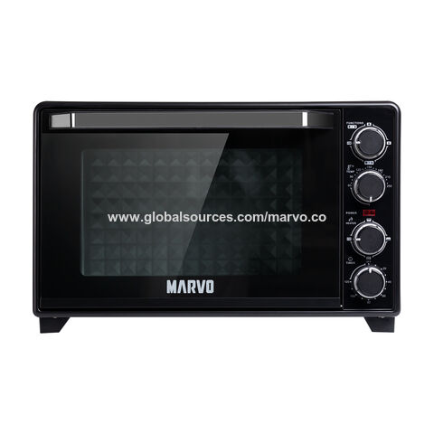 Countertop Toaster Oven,Multifunctional Electric Oven 48L Household Bakery  Toaster Pizza Kitchen Appliances Electric 220V Timing