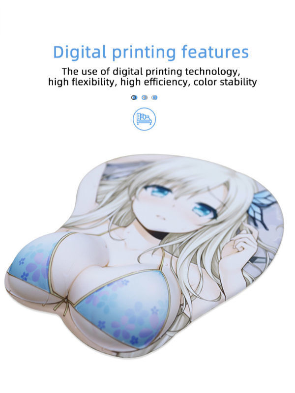 Tapis de souris 3D Enterprise Azur Lane Anime Girl - Antidérapant - Design  sexy 