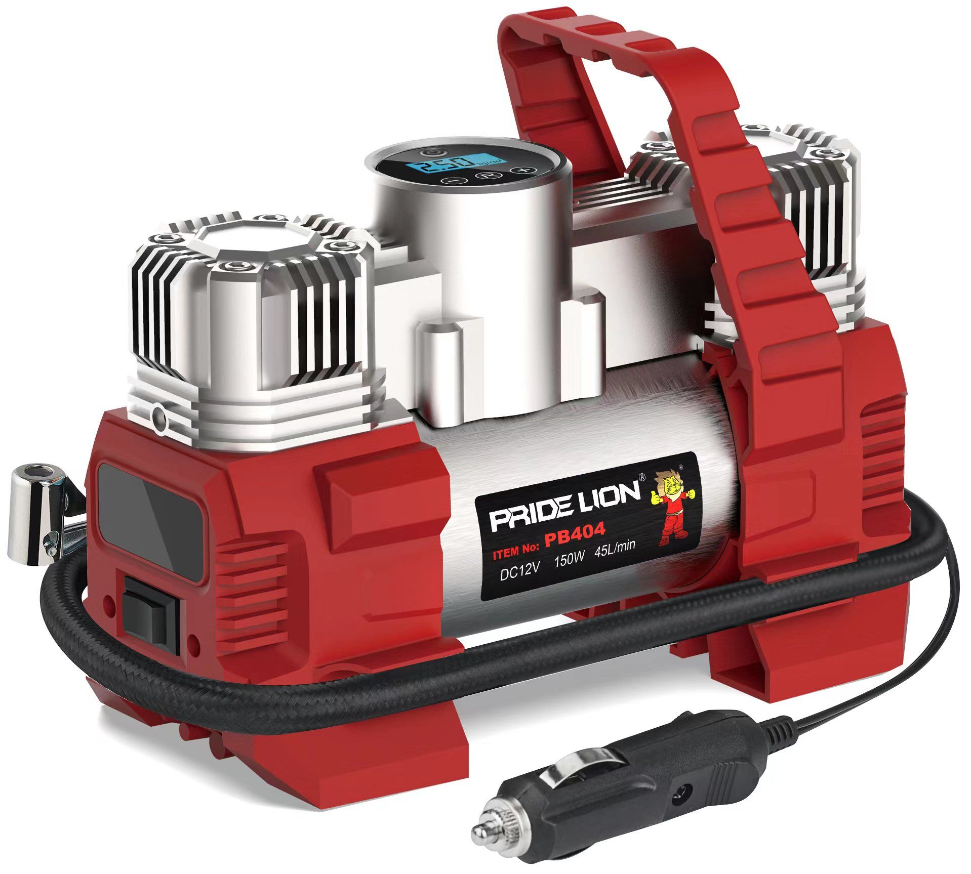 Buy Wholesale China Dc 12v Metal Double Cylinder Digital Display Air