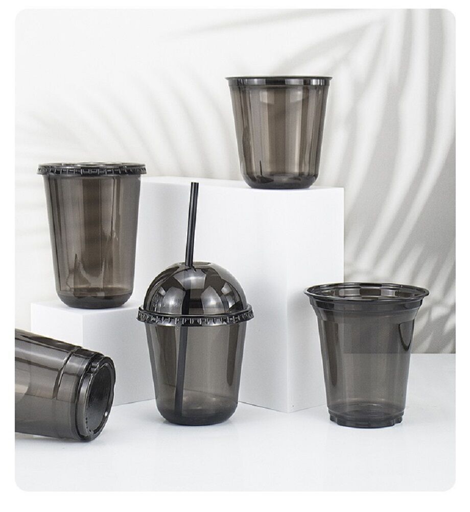 Buy Wholesale China Black Plastic Cups , Cold Party Drinking Cups
