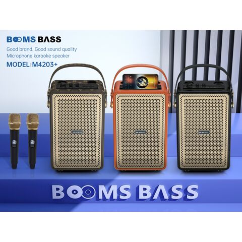 M2204+Boomsbass Wireless Deep Bass Outdoor Party Karaoke Bluetooth