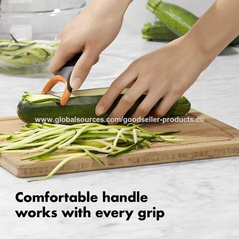 Buy Wholesale China Plastic Comfortable Handle Vegetable Fruit  Multifunctional Peeler With Transparent Storage & Vegetable & Fruit Peelers  at USD 0.69