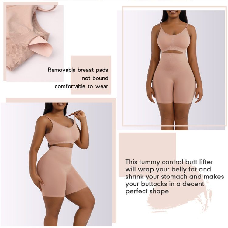 2022 Women Bra Body Shaper with Bra Nude Black White Shapewear Lingerie  Bodysuits - China Women Shaper and Women Body Shaper price