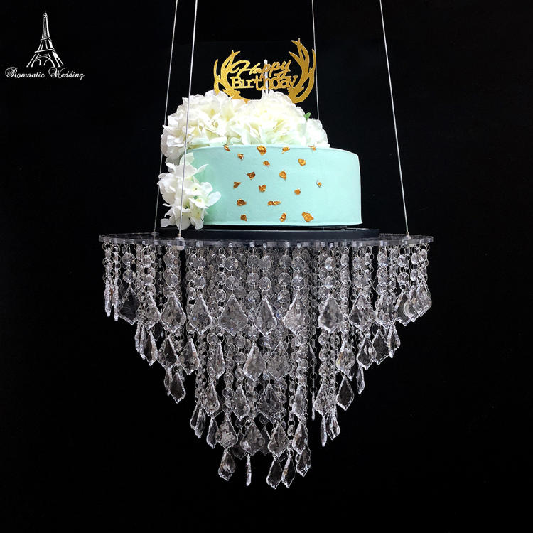 7 Upside down wedding cakes,Hanging Chandelier cake
