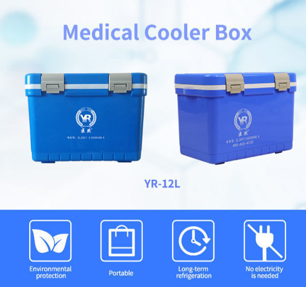 6L 12L 7L Vaccine Transportation Ice Pack Cooler Box for Medicine