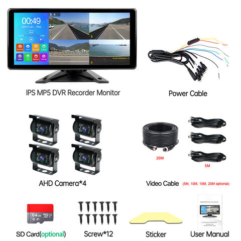 4K Backup Camera System with 10.36inch Car Monitor China Manufacturer