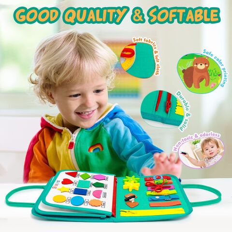 Buy Wholesale China Montessori Sensory Toys Activity Busy Board, Preschool Educational  Learning Gifts For Girls & Boys, Autism Toys, Education Toy & Education Toy  at USD 4.2