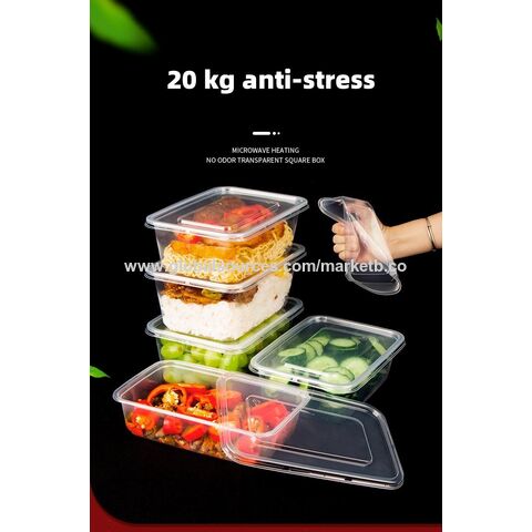 Buy Wholesale China Custom Restaurant High Quality Disposable Fast Food  Takeaway Box Microwavable Clear Food Containers Packaging Boxes & Food  Container at USD 42