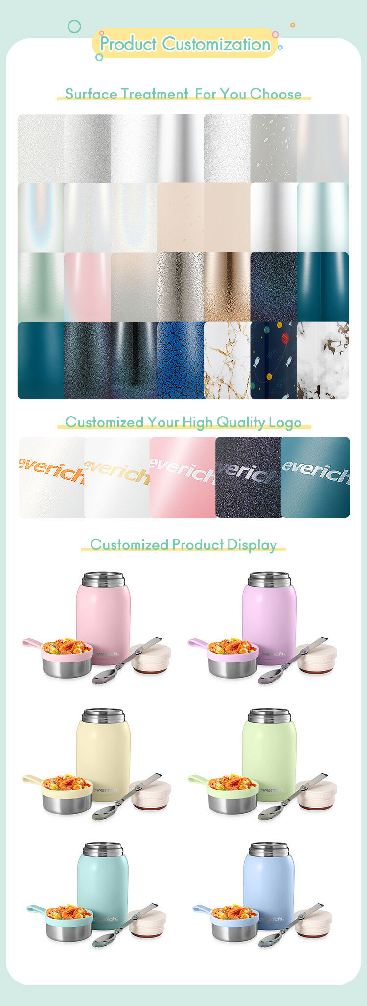 Buy Wholesale China 2023 Everich New Design 700ml Insulated Food Jar ...
