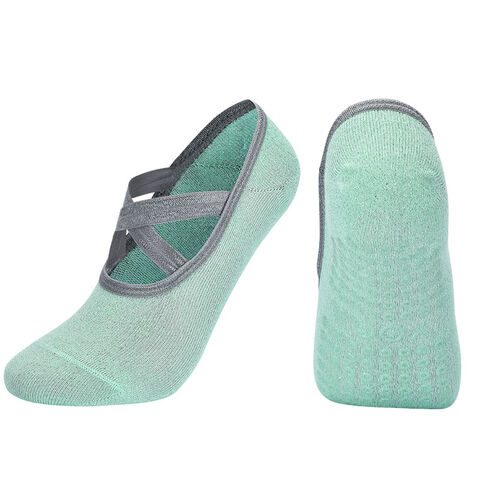 Calcetines de yoga Grips Mujer, Calcetines antideslizantes Fitness Yoga