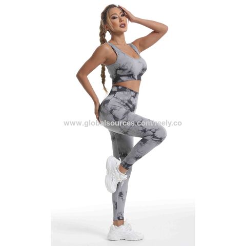 Seamless Yoga Set Fitness Roupas Sportswear Cintura Alta Mulheres