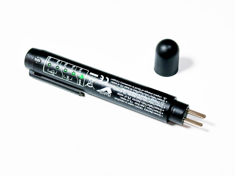 USA Brake Fluid Liquid Tester Pen Car Auto Oil Moisture Diagnostic Tool 5  Led