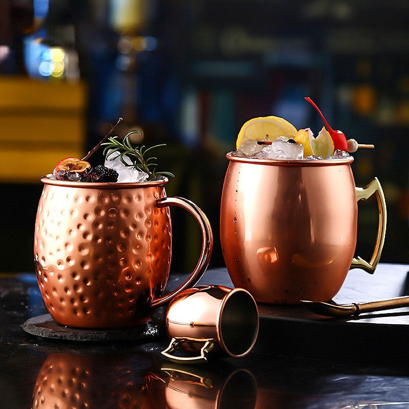 Buy Wholesale China Hot Selling 550ml Copper And Silver Moscow Mule Mug