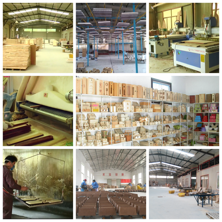 Natural Paulownia Wood Hanging Wooden Bird House , Bird Nest China