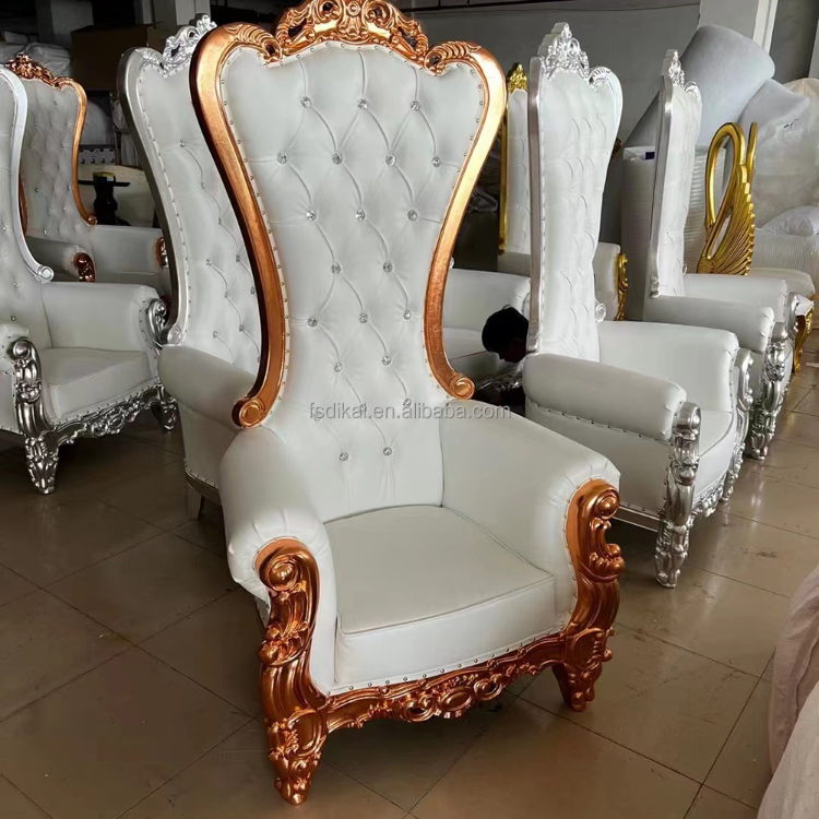 Classic Black Royal King Throne Chair Modern Wedding Banquet Chair $248 ...