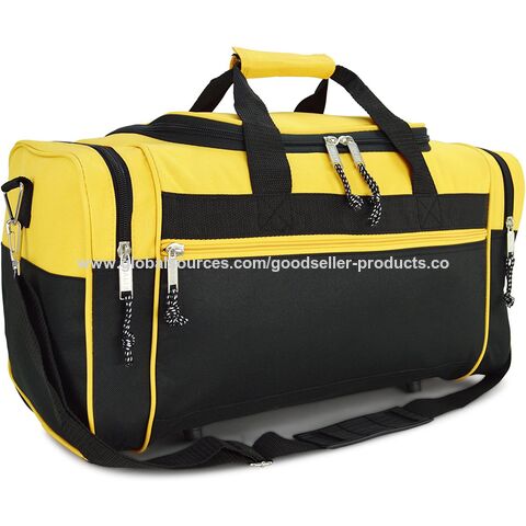 PINK Gym Bag/ Duffle Bag/Travel Bag (Yellow) - New