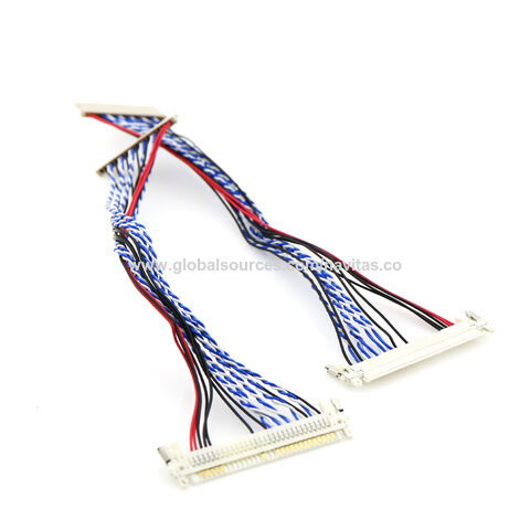 LVDS Cable 30 Pin, 1-Ch 8-Bit, For LG Type Panel (Left Supply) 