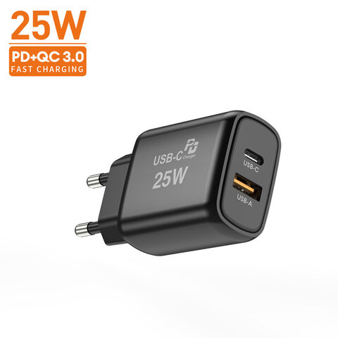 فينا بالجملة PD 25 واط شاحن كابل نوع C PD شواحن جدارية سريعة USB C نوع C محول شاحن شحن سريع لسامسونج للايفون