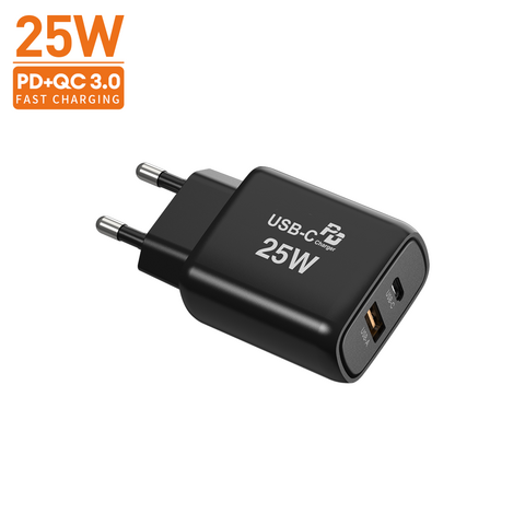 فينا بالجملة PD 25 واط شاحن كابل نوع C PD شواحن جدارية سريعة USB C نوع C محول شاحن شحن سريع لسامسونج للايفون