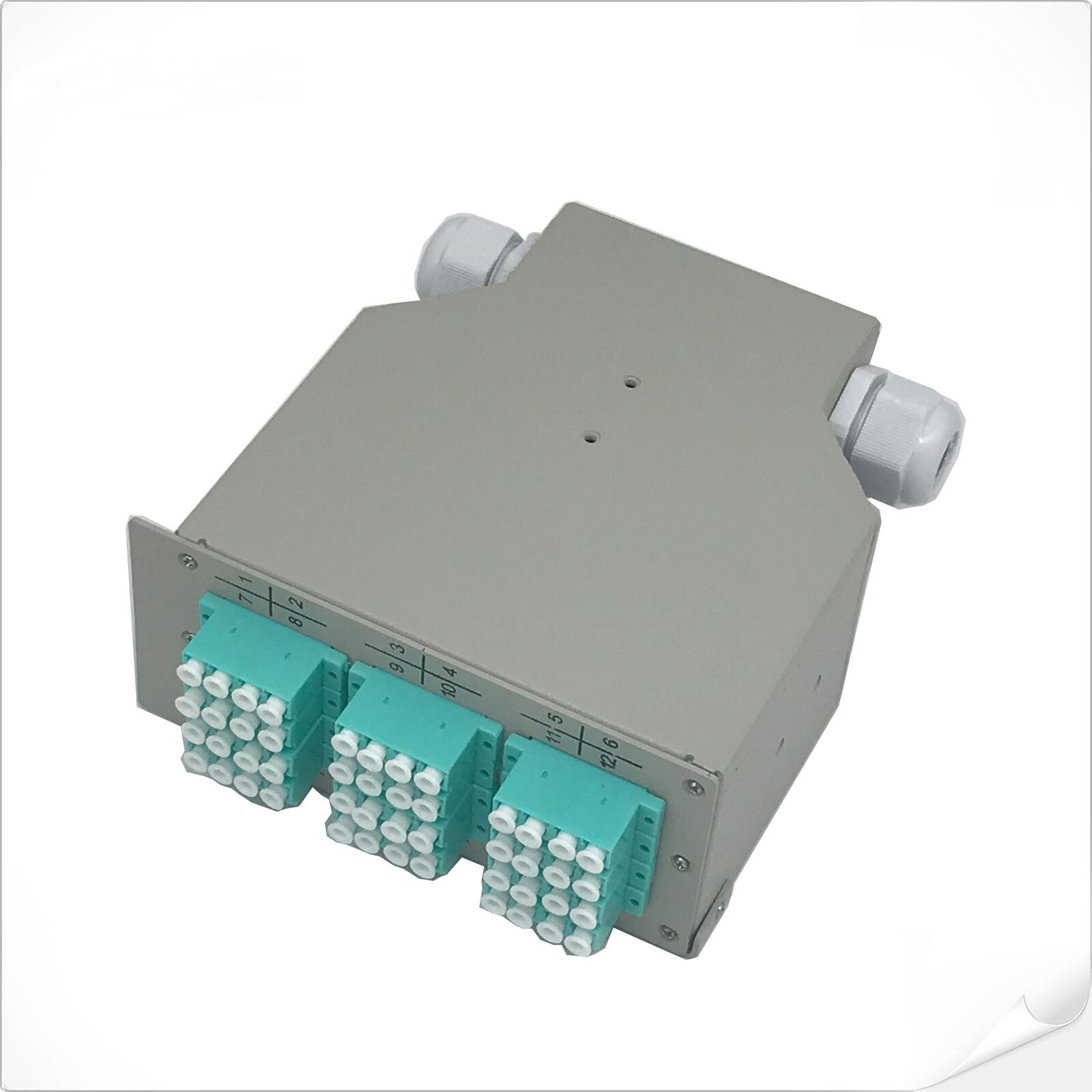 Buy Wholesale China 24 Ports Dinrail Mount Fiber Patch Panel6932 & 24 Ports Dinrail Mount