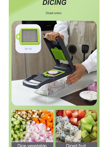 Multifunctional vegetable cutter - 4757 Premium Kitchen Accessories