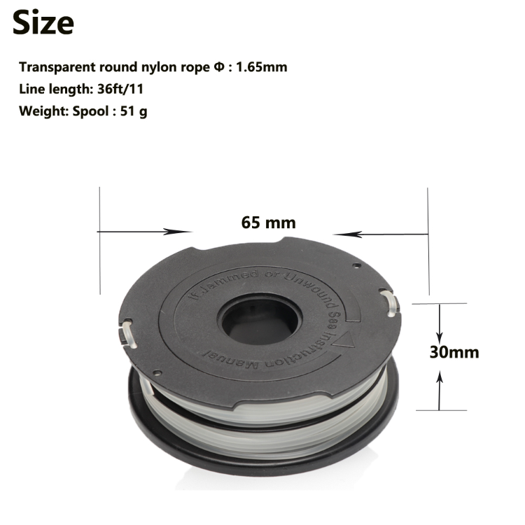 DF-065 String Trimmer Spool Compatible with Black and Decker GH710
