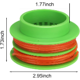 Buy Wholesale China Trimmer Gh710 Replacement Spool Compatible With Weed  Eater String Df-065 Gh700 Auto-feed Dual Line Edger Parts 90517175 & Df 065  Bkp Trimmer Spool Line Auto Feed Single at USD