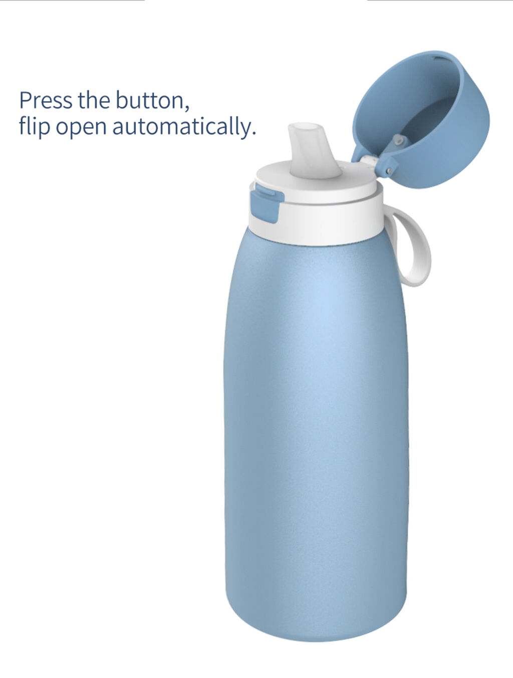 Buy Wholesale China Stainless Steel Duckbill Filter Water Bottle 970ml