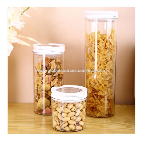 Buy Wholesale China Kitchen Condiment Container Set Clear Acrylic Airtight  Seal Container With Lid Food Storage Jar & Kitchen Food Storage Container  at USD 8.92