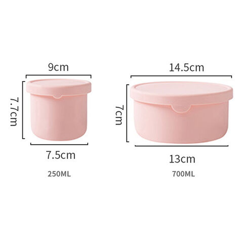 8Pcs Collapsible Food Storage Containers Reusable Silicone Lunch Containers  US